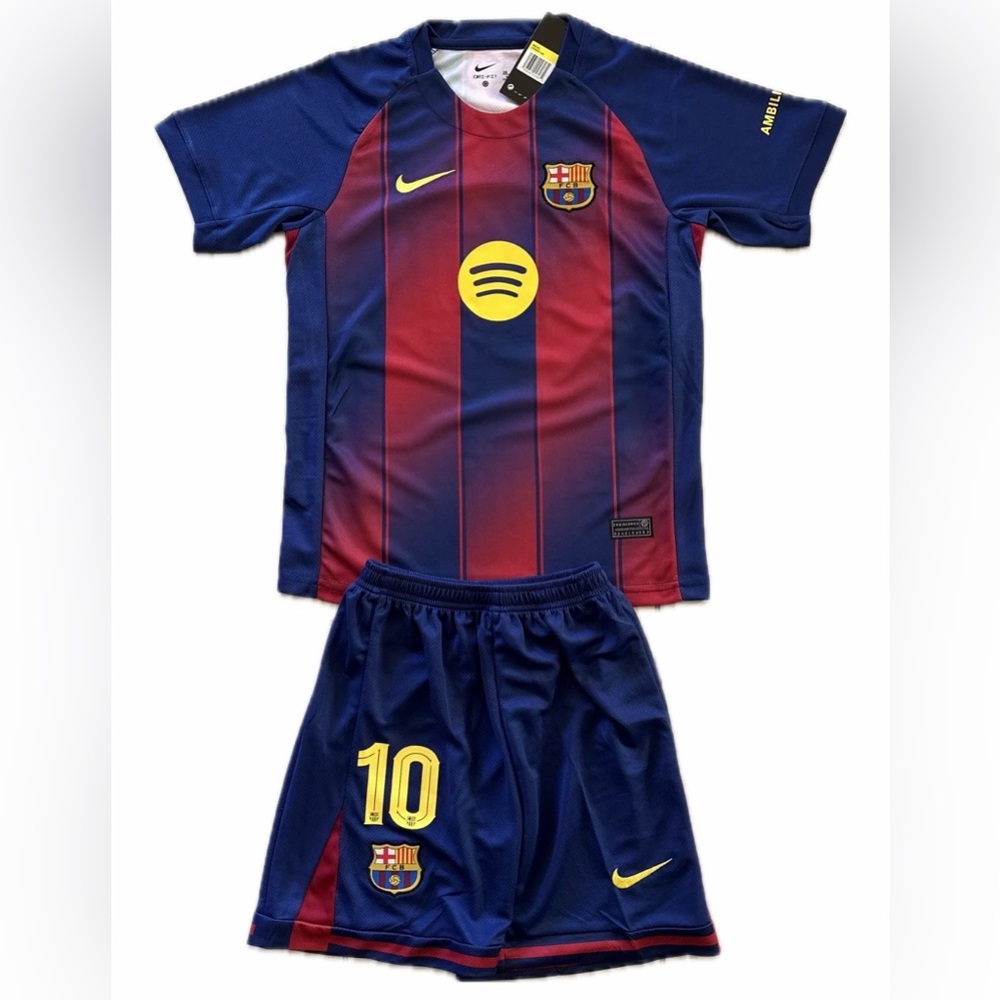 Lamine Yamal Barcelona jersey kids set - Picture 2 of 2